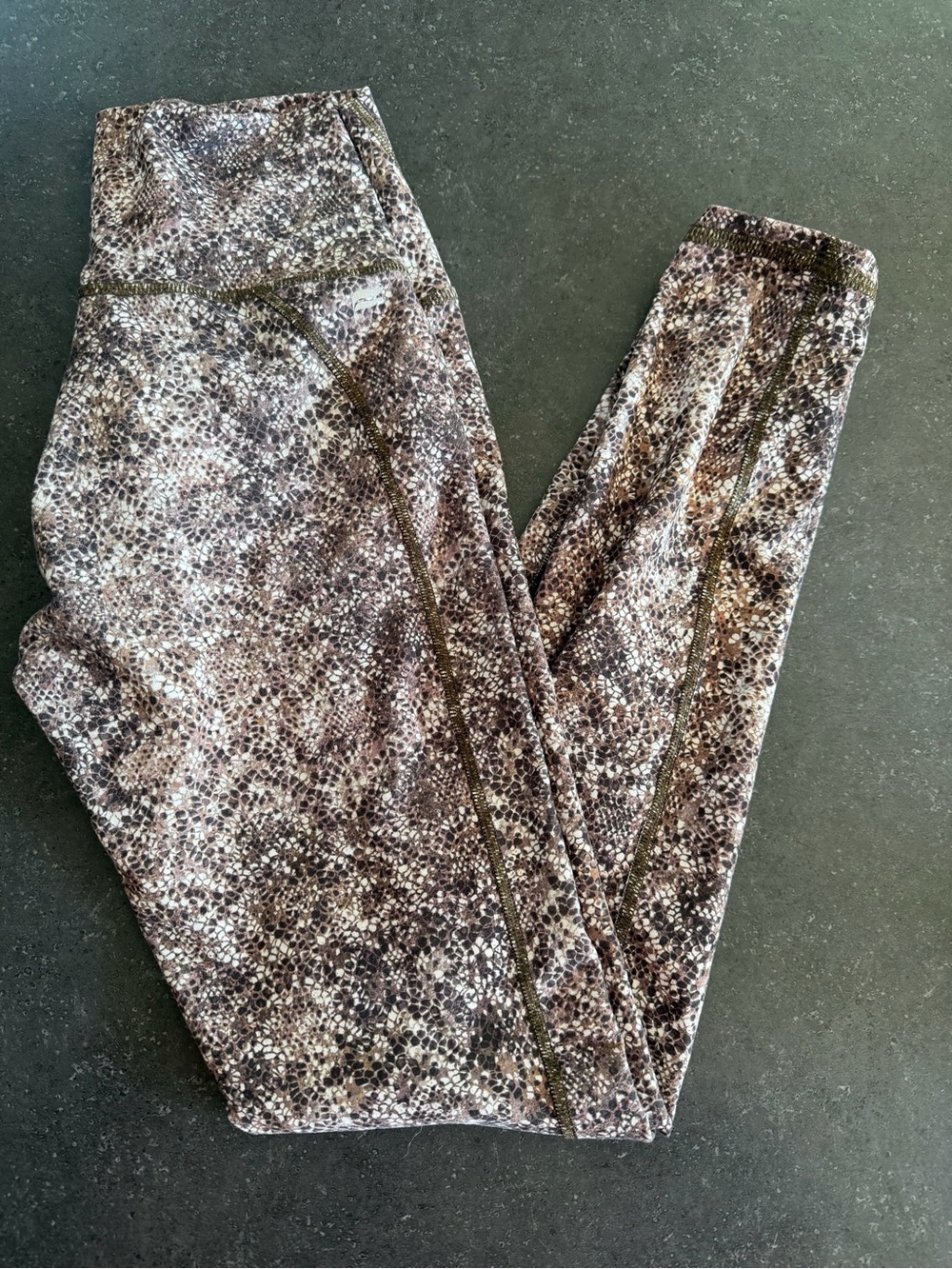 Fabletics Women’s Snakeskin Print High Rise Leggings 26” Inseam